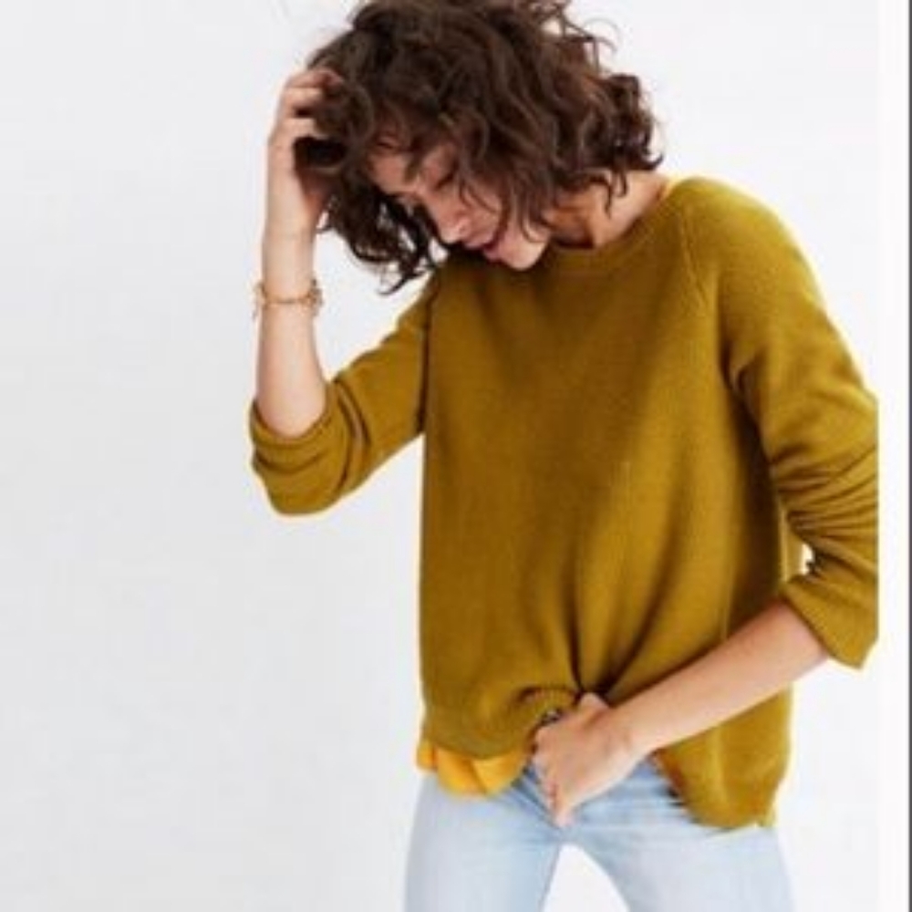 Madewell Split Back Sweater